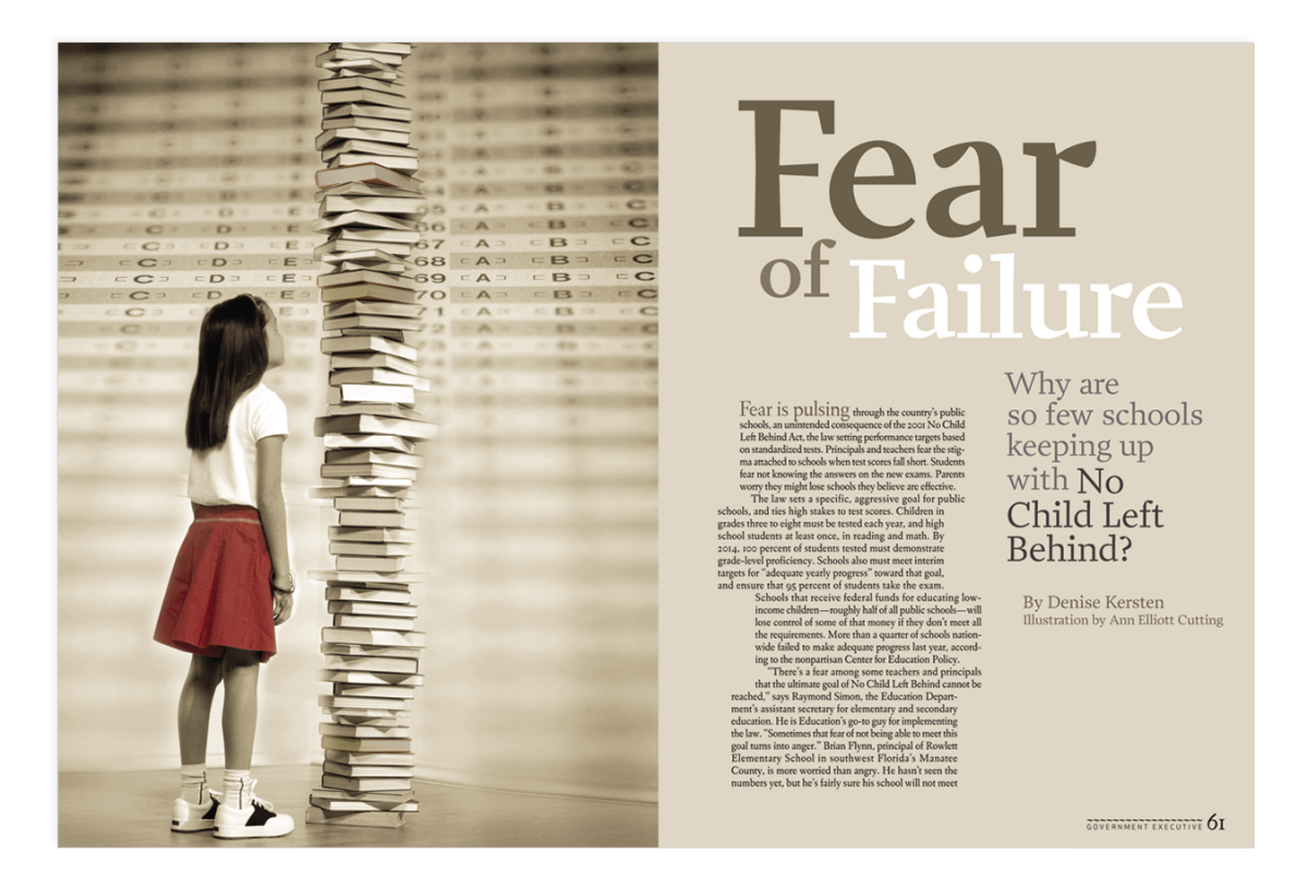 Magazine spread Fear of Failure